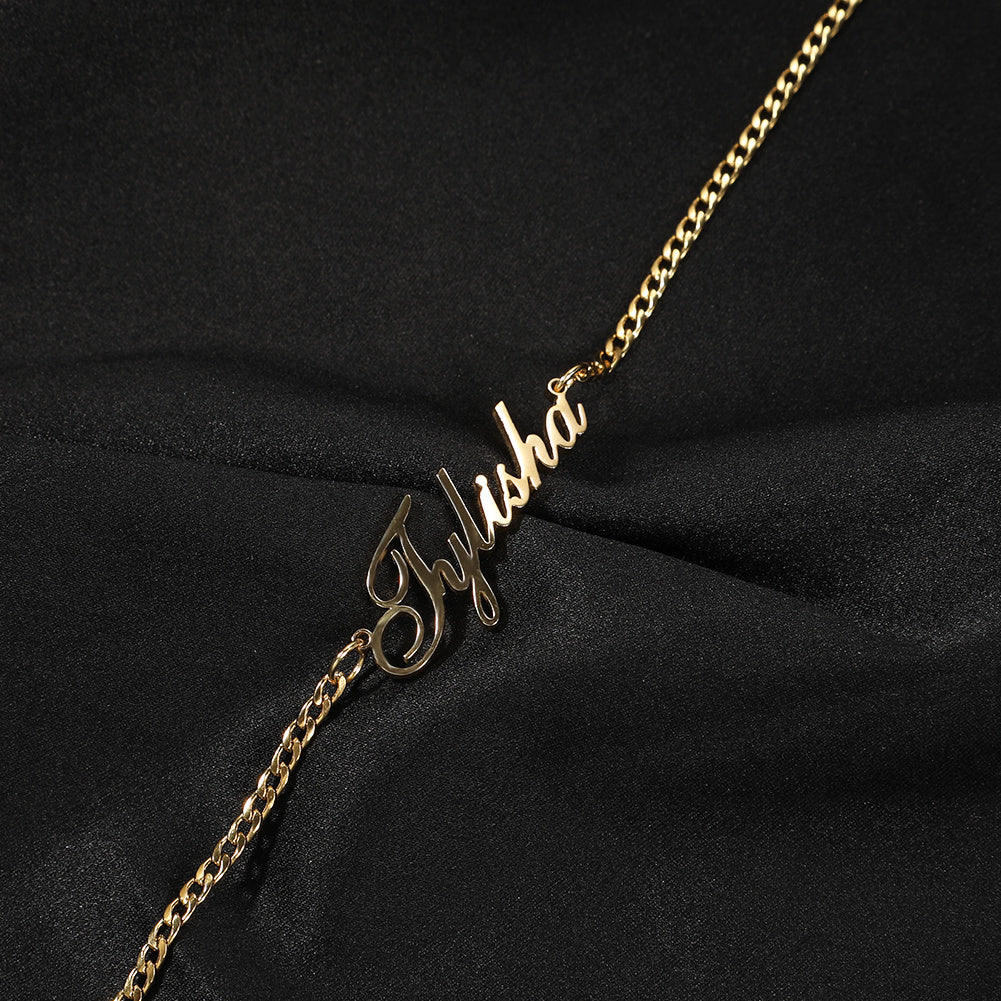 Miracle name anklet