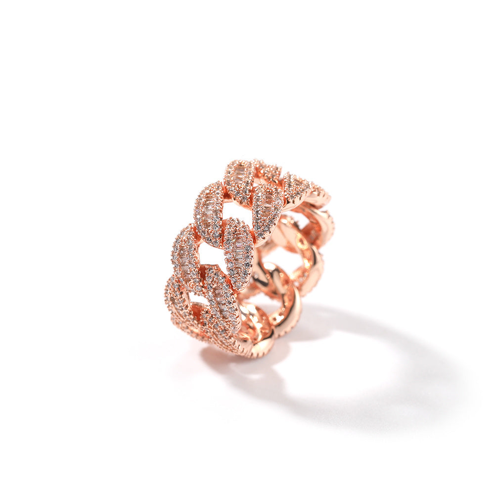 Tumbao cuban link ring