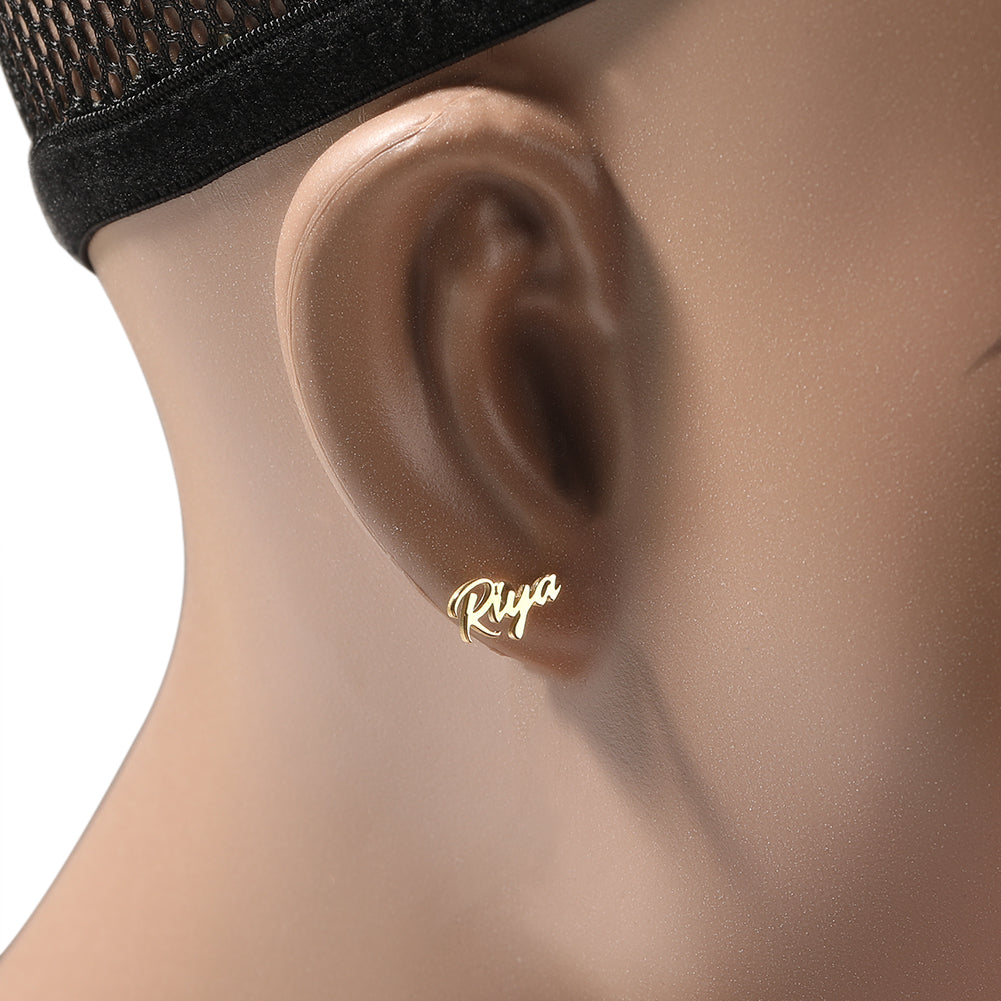 Icon Name earrings