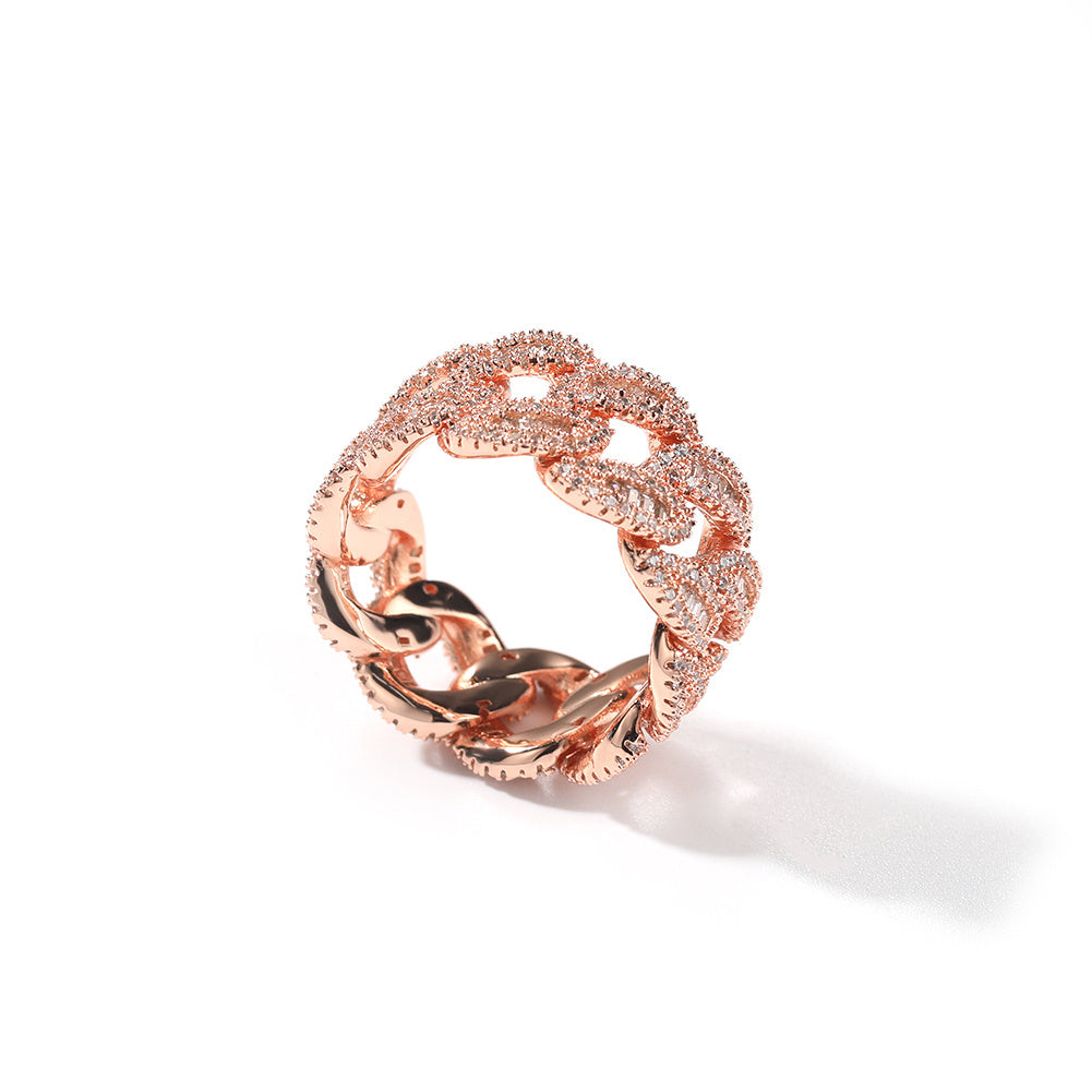 Tumbao cuban link ring