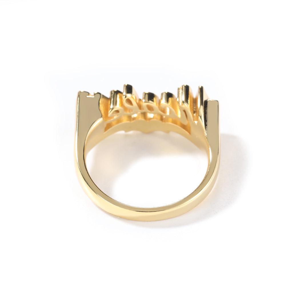 Leilani Custom Name Ring