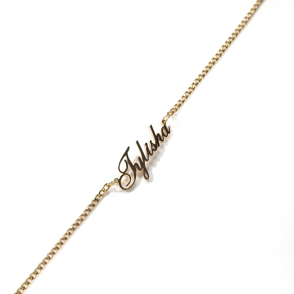 Miracle name anklet