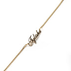 Miracle name anklet