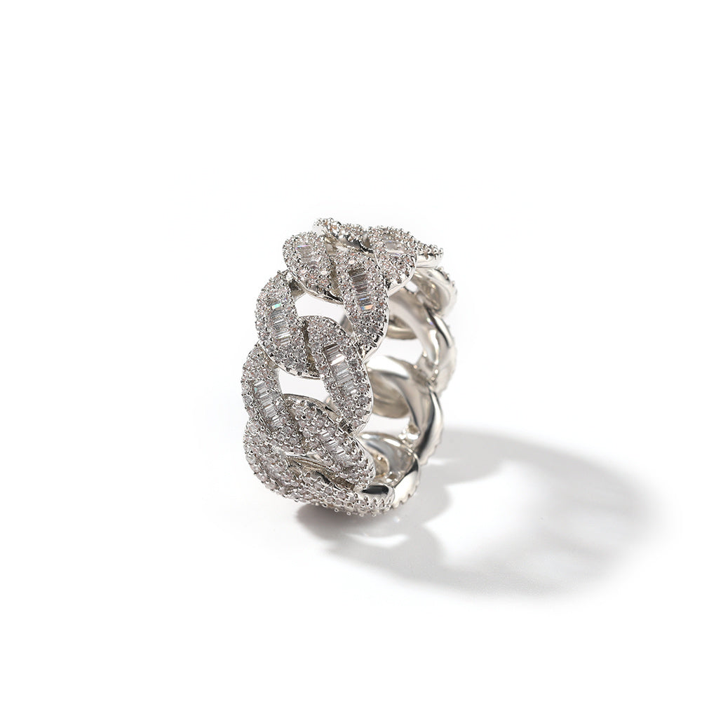 Tumbao cuban link ring