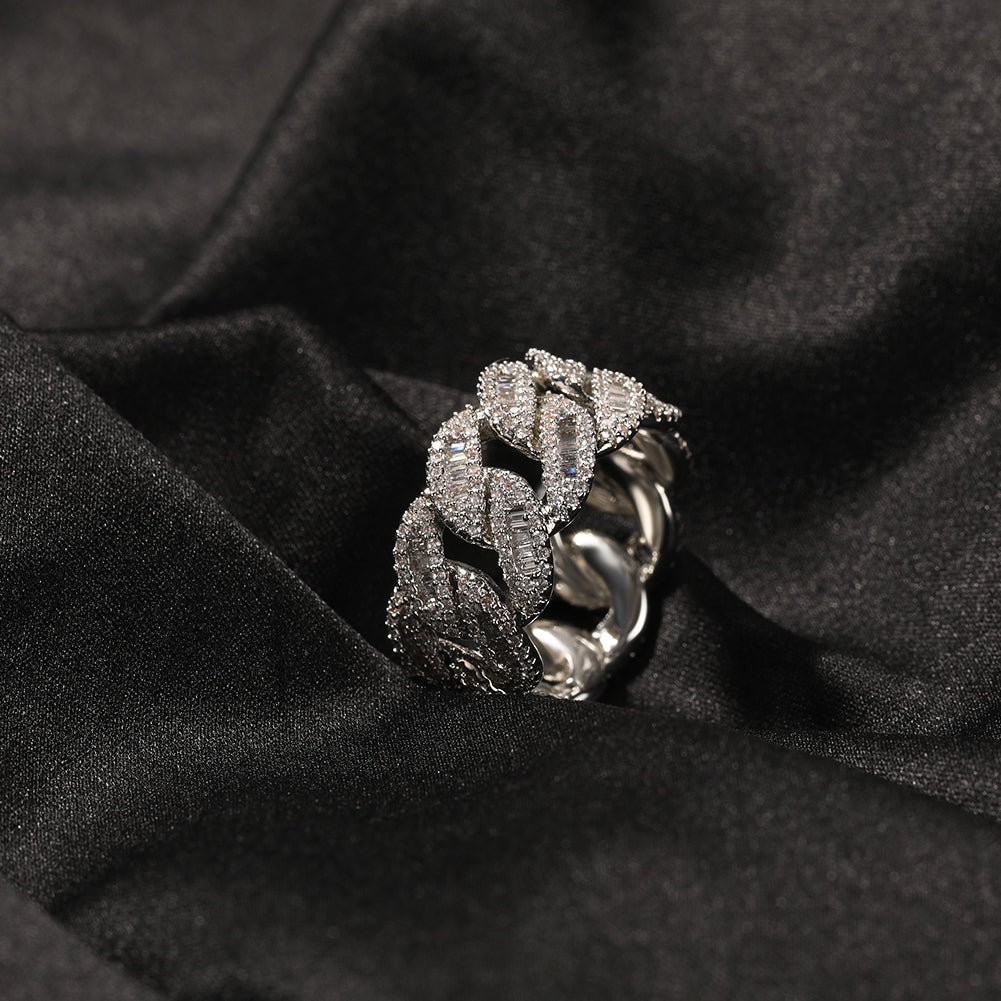 Tumbao cuban link ring