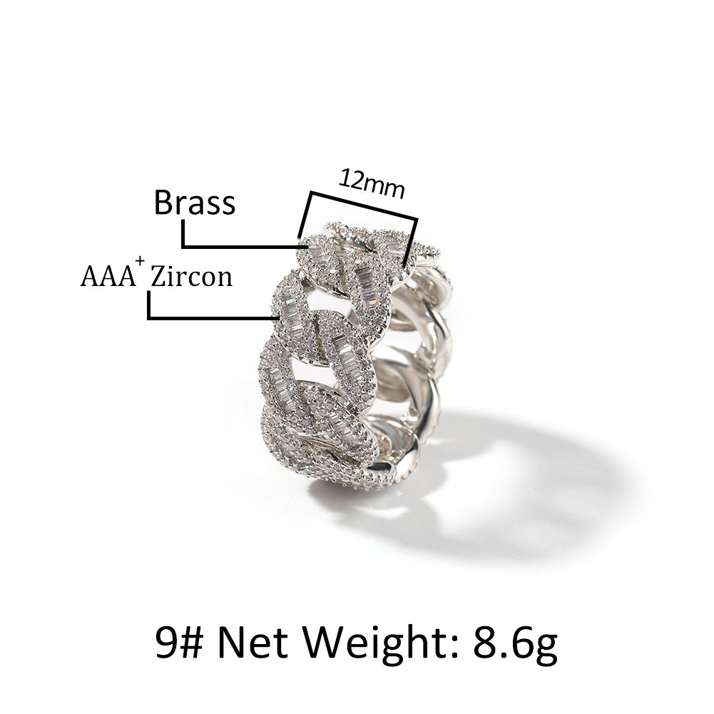 Tumbao cuban link ring