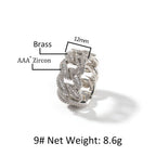 Tumbao cuban link ring