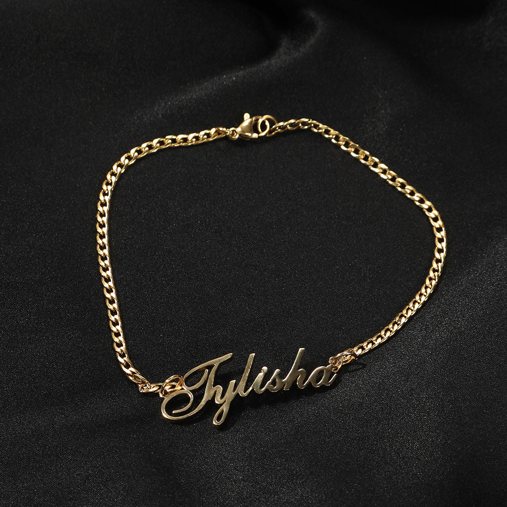 Miracle name anklet